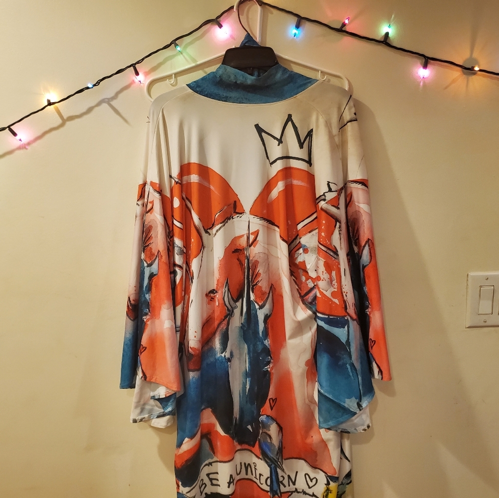 SOLD!!! Black Milk X lora zombie unicorn kimono - Picture 11 of 12